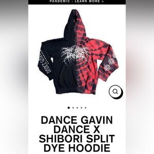 New! Shibori threads Dance Gavin dance hoodie